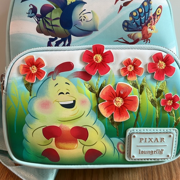 NEW Loungefly Pixar It’s A Bugs Life mini backpack - Picture 5 of 10